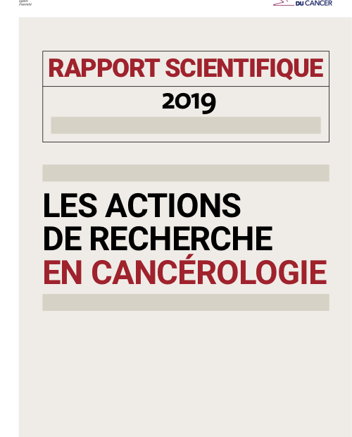 Rapport scientifique INCa 2019