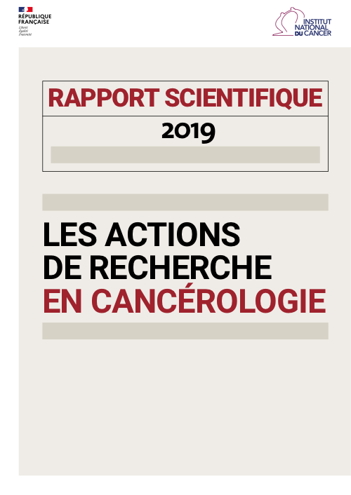 Rapport scientifique INCa 2019