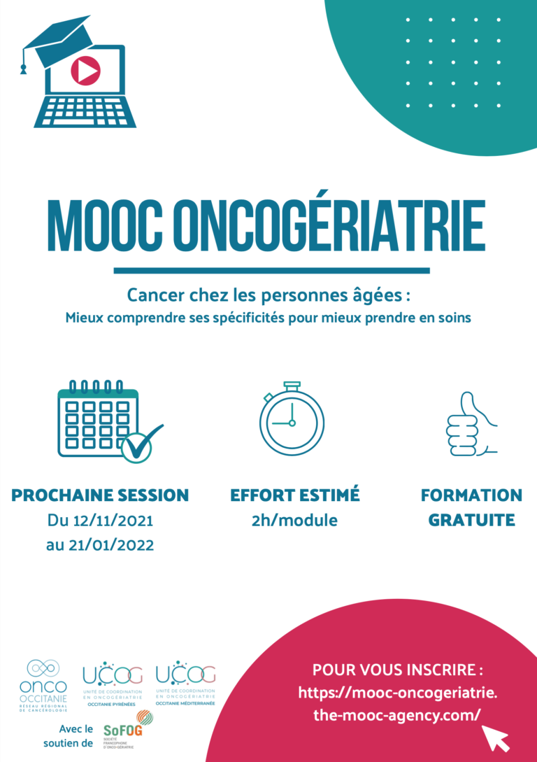 MOOC Oncogériatrie 4ème session