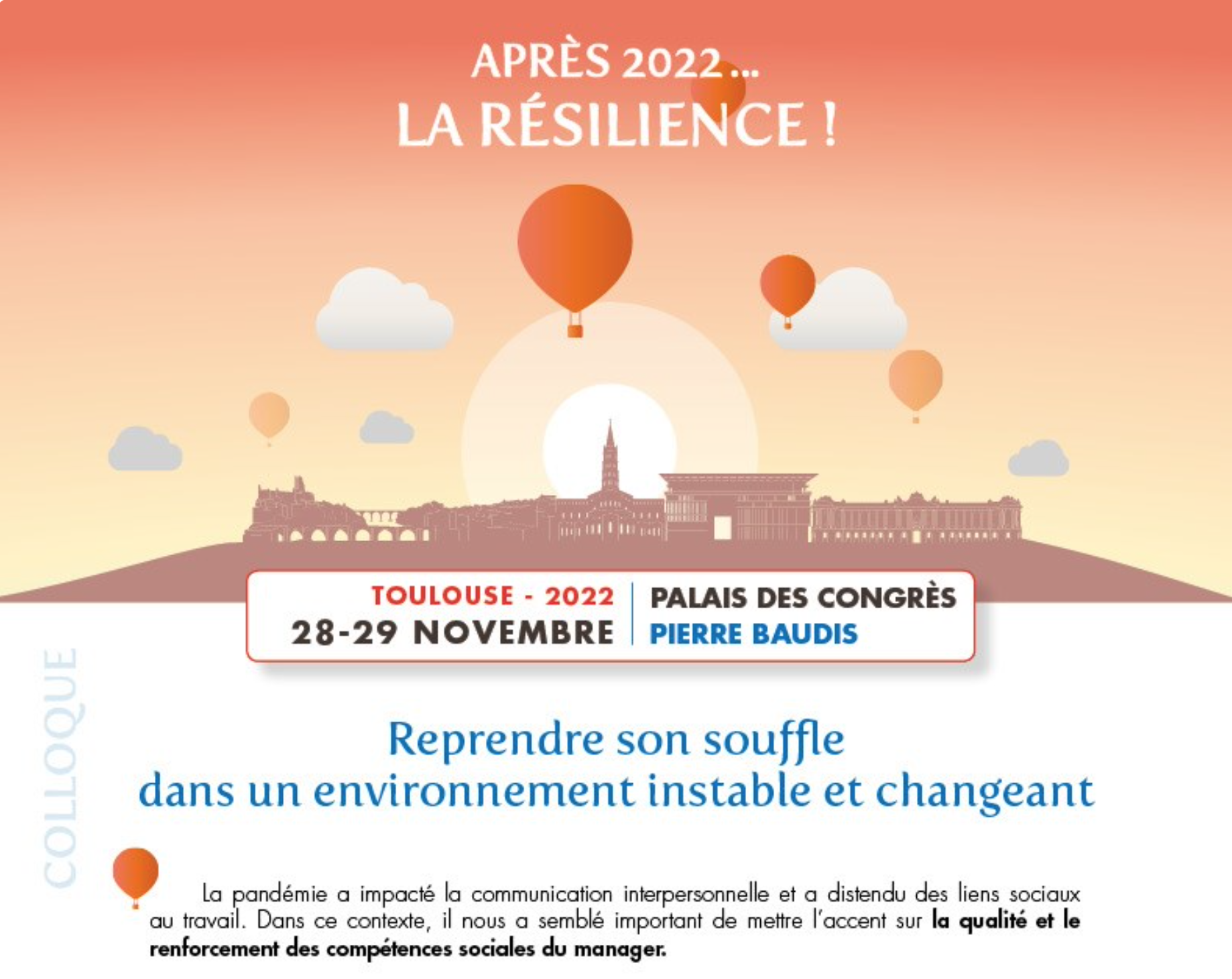 Journées Nationales des Cadres de Santé 2022 sur AFITCHOR