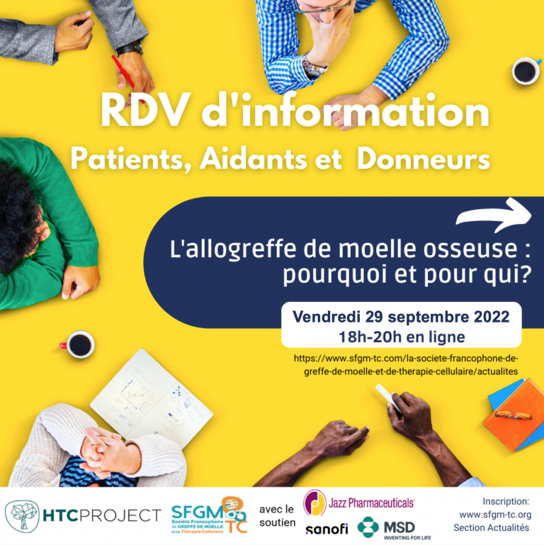 RDV d'information Patients, Aidants et Donneurs