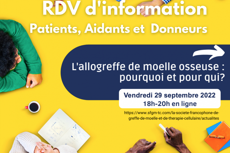 RDV d’information Patients, Aidants et Donneurs