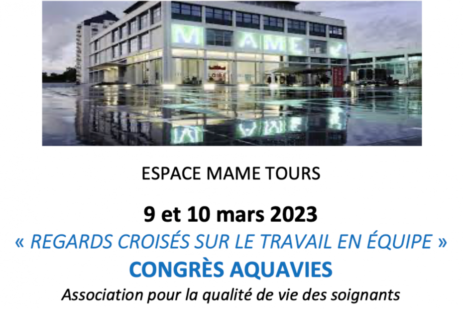 Congrès AQuaVieS 2023