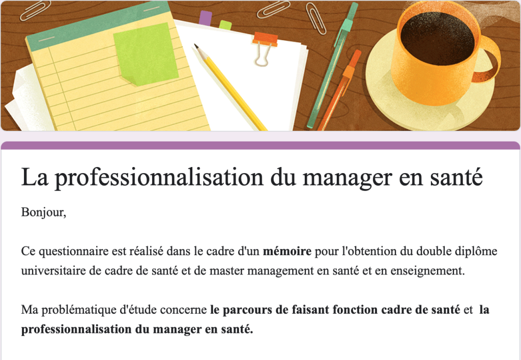 La professionnalisation du manager en santé