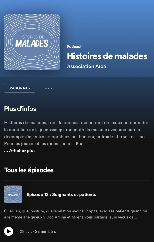 Histoires de malades