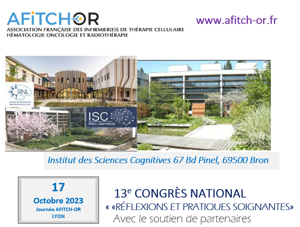 Congrès AFITCH-OR 2023 -SaveTheDate